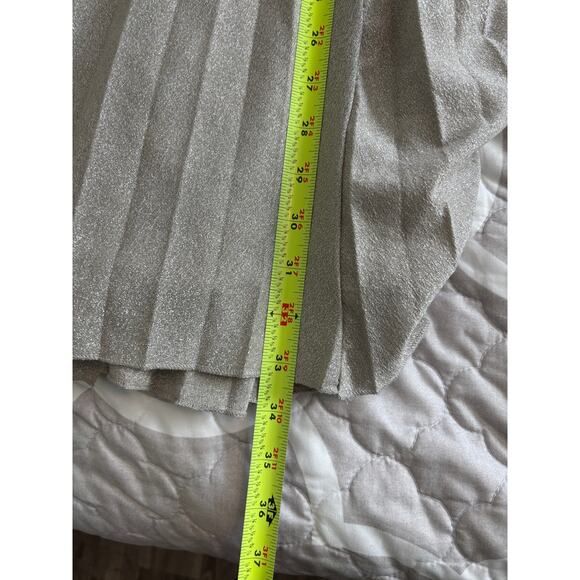 Elevenses Anthropologie Lunar Silver Sparkle Dress - Picture 11 of 11